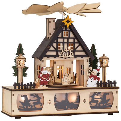 LED-Weihnachtsleuchter, warmweie LEDs