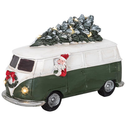 Weihnachtsbulli, 10 warmweie LEDs