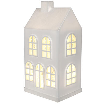 Wasserlaterne, VINTER, Haus, 3 warmweie LEDs