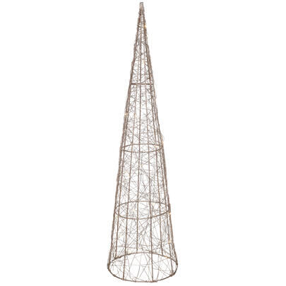 LED-Pyramide, 30 warmweie LEDs