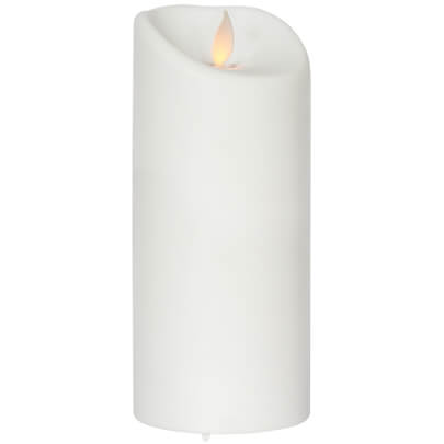 LED-Kerze, M-TWINKLE, 1 warmweie flackernde LED
