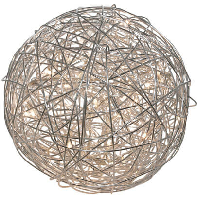 LED-Drahtball, warmweiße LEDs