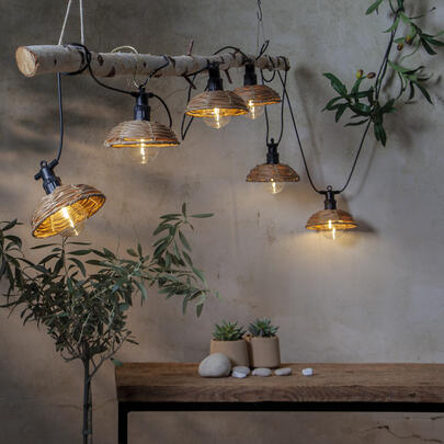 Partylichterkette, CESTA LIGHT, 6 warmwei�e LEDs