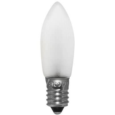 LED-Topkerze,  matt, E10/8-34V/0,3W