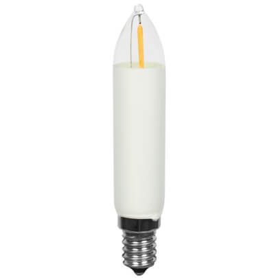 LED-Schaftkerze, Filament, E14/8V/0,3W, 10lm,  2200K