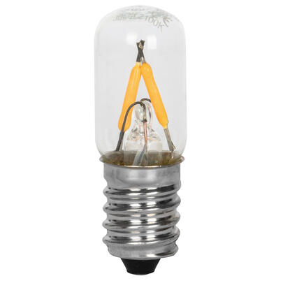 LED-Filament-Lampe, SOFT GLOW, Birnen-Form, klar, E14/0,3W, 30 lm, 2100K