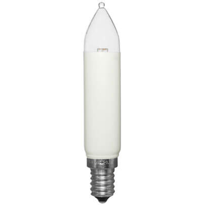LED-Schaftkerze, E14/8-34V/0,6W, warmwei