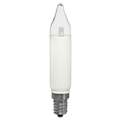 LED-Schaftkerze, E14/8-34V/0,1-0,3W, warmwei