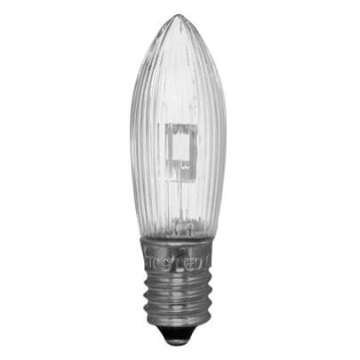 LED-Topkerze, klar, E10/16V/0,1W