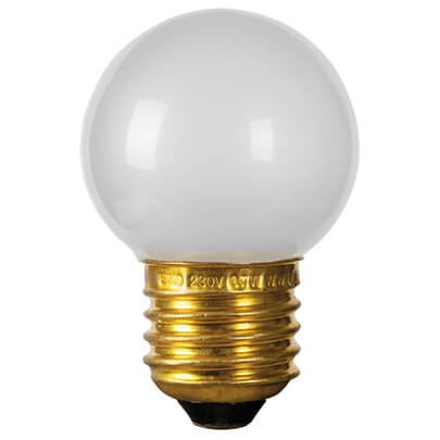 LED-Lampe, Tropfen-Form, matt, E27/0,7W, 40 lm, 2700K