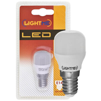 LED-Birnenlampe, matt, E14/1,7W (13W),  110 lm
