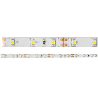 LED-Flexstreifen, 2835-SMD-LED/24V/72W, L 20 m, 1.600 LEDs, ~3,6W/m, ~500 lm/m