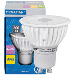 LED-Reflektorlampe, GU10/230V/4W, PAR16, Spot 24, 800 cd, 2800K, L 56,  50