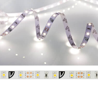 LED-Flexstreifen mit 3528-SMD-LEDs, L 5 m, 300 weie LEDs, VARDAflex, 420 lm/m, 4,8W/m