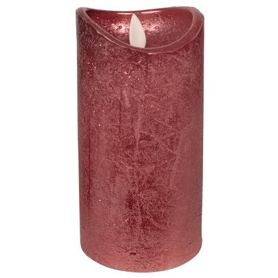 Echtwachskerze, 1 warmweie LED