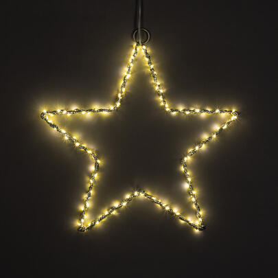 Stern, warmweie LED