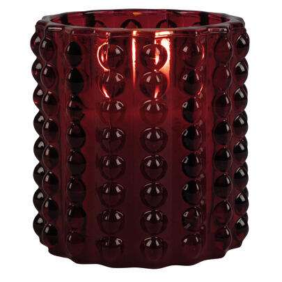 Windlicht, FLAMME DOTTY, 1 warmweie flackernde LED