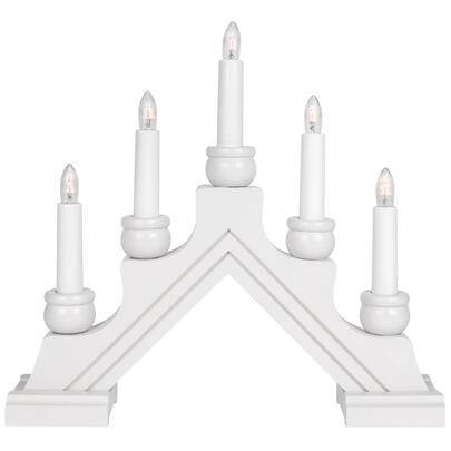 Weihnachtsleuchter, KARIN, 5 x E10/55V/3W