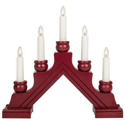 Weihnachtsleuchter, KARIN, 5 x E10/55V/3W