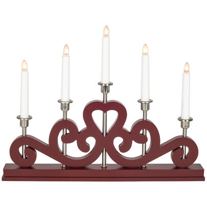 Weihnachtsleuchter, ENEBY, 5 x E10/55V/3W