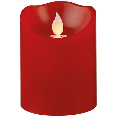 Echtwachskerze, M-TWINKLE, flackernde warmwei�e LED, � 75