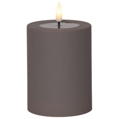 Echtwachskerze, FLAMME SOFT, 1 warmwei�e LED, � 75