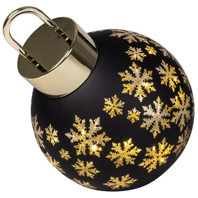 Weihnachtskugel, Glas, 20 warmwei�e LEDs, � 230