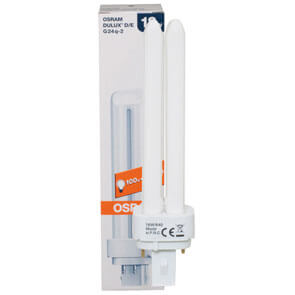 Energiesparlampe, DULUX D/E, G24q-3/26W/830, 1.800 lm