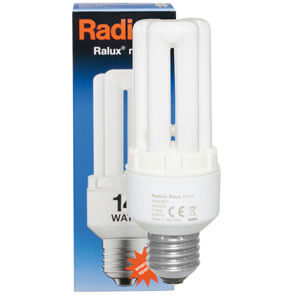 Energiesparlampe, RALUX READY, E27/14W, LF 827,  L 126,  45