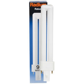 Energiesparlampe, RALUX-S, G23/9W, 600 lm, fr VVG