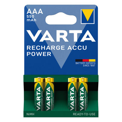 NiMh-Akku, RECHARGE ACCU POWER,  Micro, AAA, 1,2V, vorgeladen,  Blisterware