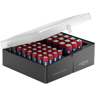 Batterien, Alkaline, in Aufbewahrungsbox