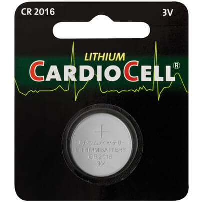 Knopfzelle, Lithium, CR 2016, 3V, 75 mAh, Blisterware