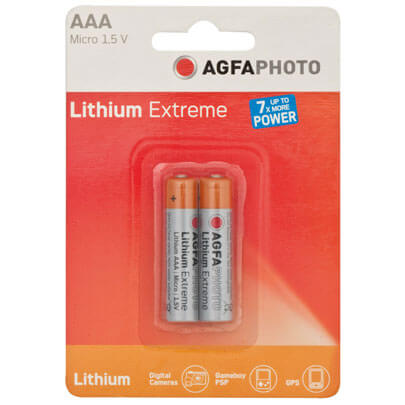 Batterie, Lithium extreme, Micro, L92, AAA, 1,5V, 2900 mAh, Blisterware