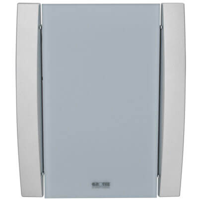 Gong, CROMA 100, 18 Melodien und Alarmton, fr Trafo 8/12V oder 4 Baby-Batterien, Glas/silber