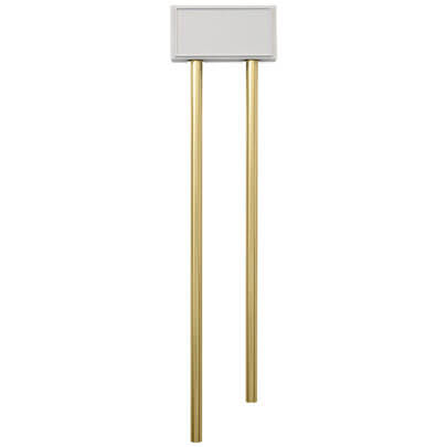 Rhren-Gong, Doppelklang, fr Trafo 8/12V oder 4 Baby-Batterien, wei