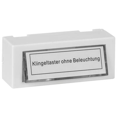 AP-Klingeltaster, 24V/1A, Kunststoff wei