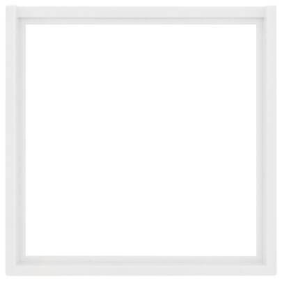 Adapterrahmen, fr Fremdgerte mit Zentralplatte 50 x 50 mm, passend fr Gira System 55, reinwei