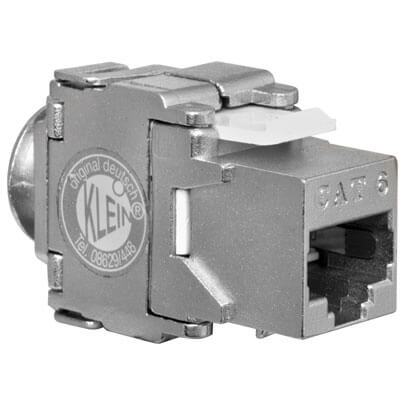Universal-Einbaumodul, UM-CAT 6A, Datenbertragung bis 500 MHz, feste Kabelzufhrung