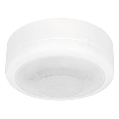 Prsenzmelder, LUXA 103 S360-100-12 AP, fr den Decken-Aufbau, 2300W/LED 2W-400W, Erfassungswinkel 360, Reichweite bis 12 m, Prsenz bis  5 m, mit Impuls-Funktion, wei