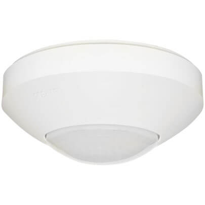 Bewegungsmelder, IS 2360, 2000W/500VA/ LED 16-64W fr den Decken-Aufbau, Erfassungswinkel 360, Reichweite bis  8 m, wei