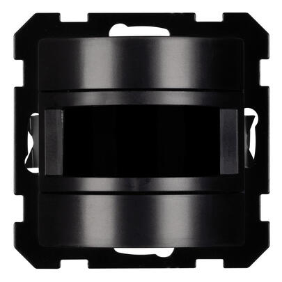 Kombi-Bewegungsmelder, 500W, LED 150W, Lfter 150W, 3-Draht, Reichweite bis 8 m, Zentralplatte 55 x 55 mm, schwarz matt