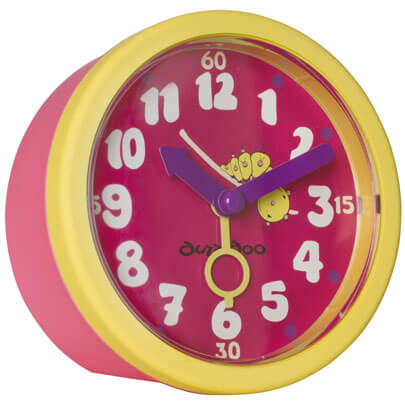 Kinder-Wecker, DUZZIDOO RAUPE, mit Quarzuhrwerk, � 90