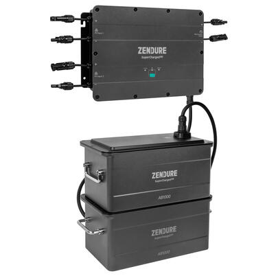 Stromspeicher-SET, 2 x Akku 48V/40Ah/1920Wh, 1 x Smart PVHub Controller