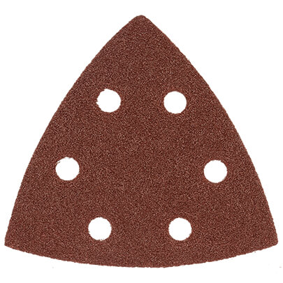 Schleifblatt, mit Kletthaftung, Krnung K 80, 93 x 93 mm