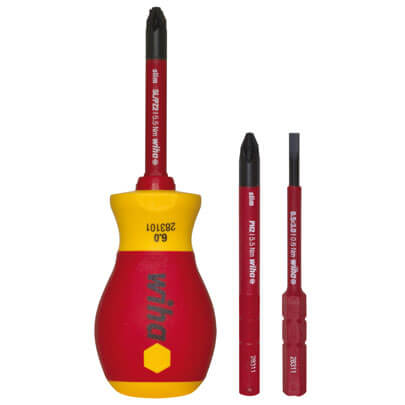 VDE-Schraubendreher,  STUBBY slimVario, 4-teilig
