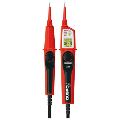 Spannungs- und Durchgangsprfer, DUSPOL DIGITAL, 1 bis 1.000V-AC/ 1 bis 1.200V-DC