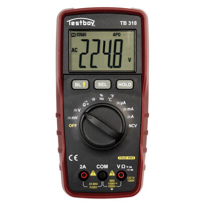 Digital-Multimeter, TB 318, CAT IV 1.000V, auch fr Photovoltaik-Anlagen