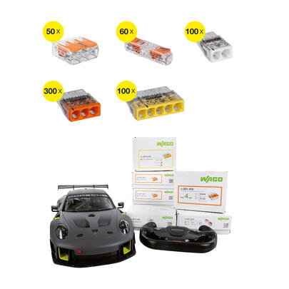 WAGO-Aktionspaket, JAMARA RC Porsche 911 GT2 RS, Clubsport