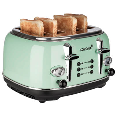 RETRO-Toaster, 1630W, fr 2+2 Brotscheiben